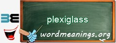 WordMeaning blackboard for plexiglass